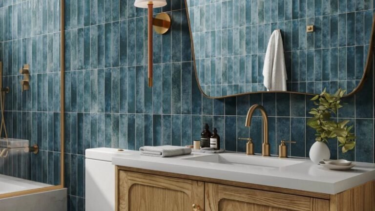 hand-cut Zellige tile