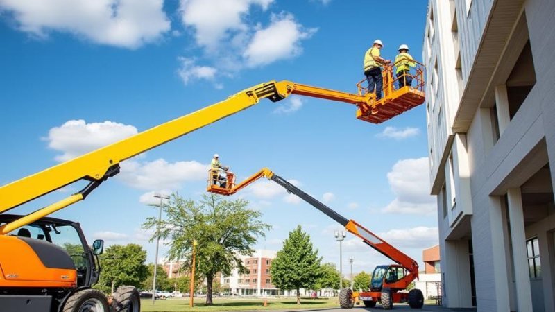Aerial Platform Rental Services: Operating a Boom Lift Safely